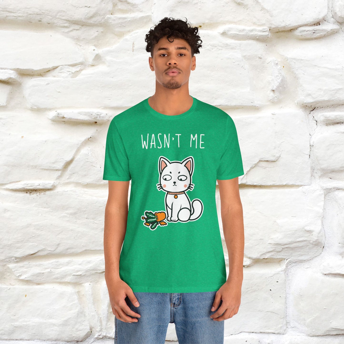 "Wasn't Me" Cat T-shirt for Men & Women | 100% Cotton 🐾