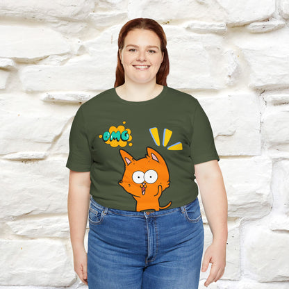 ''Oh My God'' Cat T-Shirt | Nunu&Miao Studio
