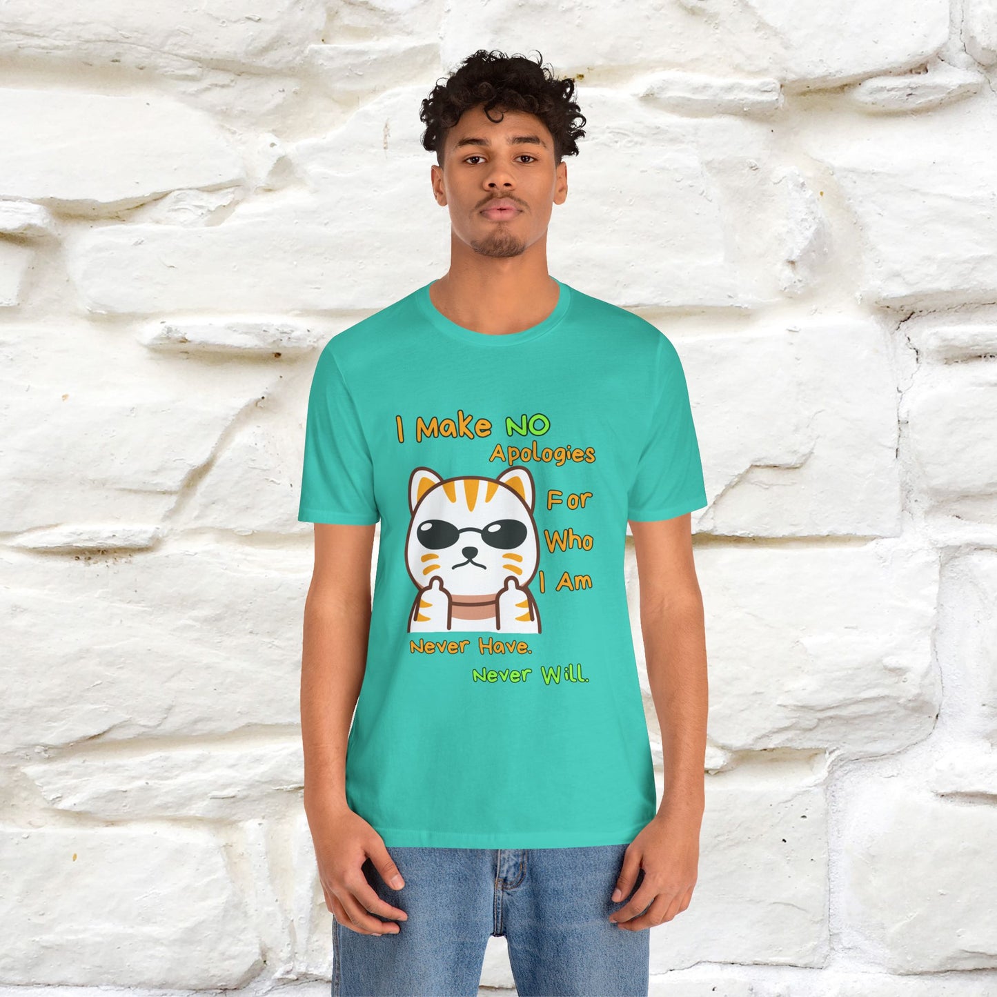 "I Make No Apologies... " |Cat T-Shirt | Nunu&Miao Studio
