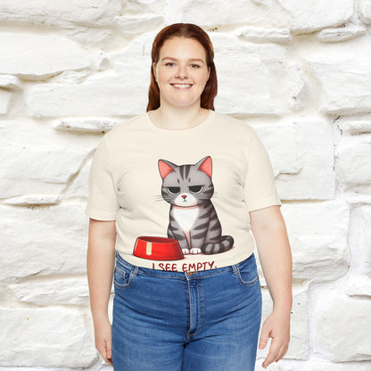 "I See Empty. What Do You See"  | Cat T-Shirt | Nunu&Miao Studio
