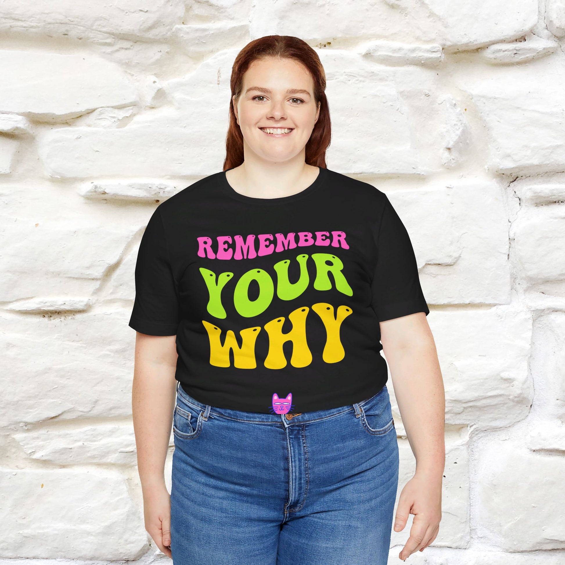 ''Remember Your Why'' T-shirt for Women 100% Cotton* - Nunu&Miao Studio