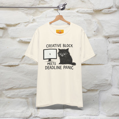 "Creative Block Meets Deadline..." |Cat T-Shirt | Nunu&Miao Studio