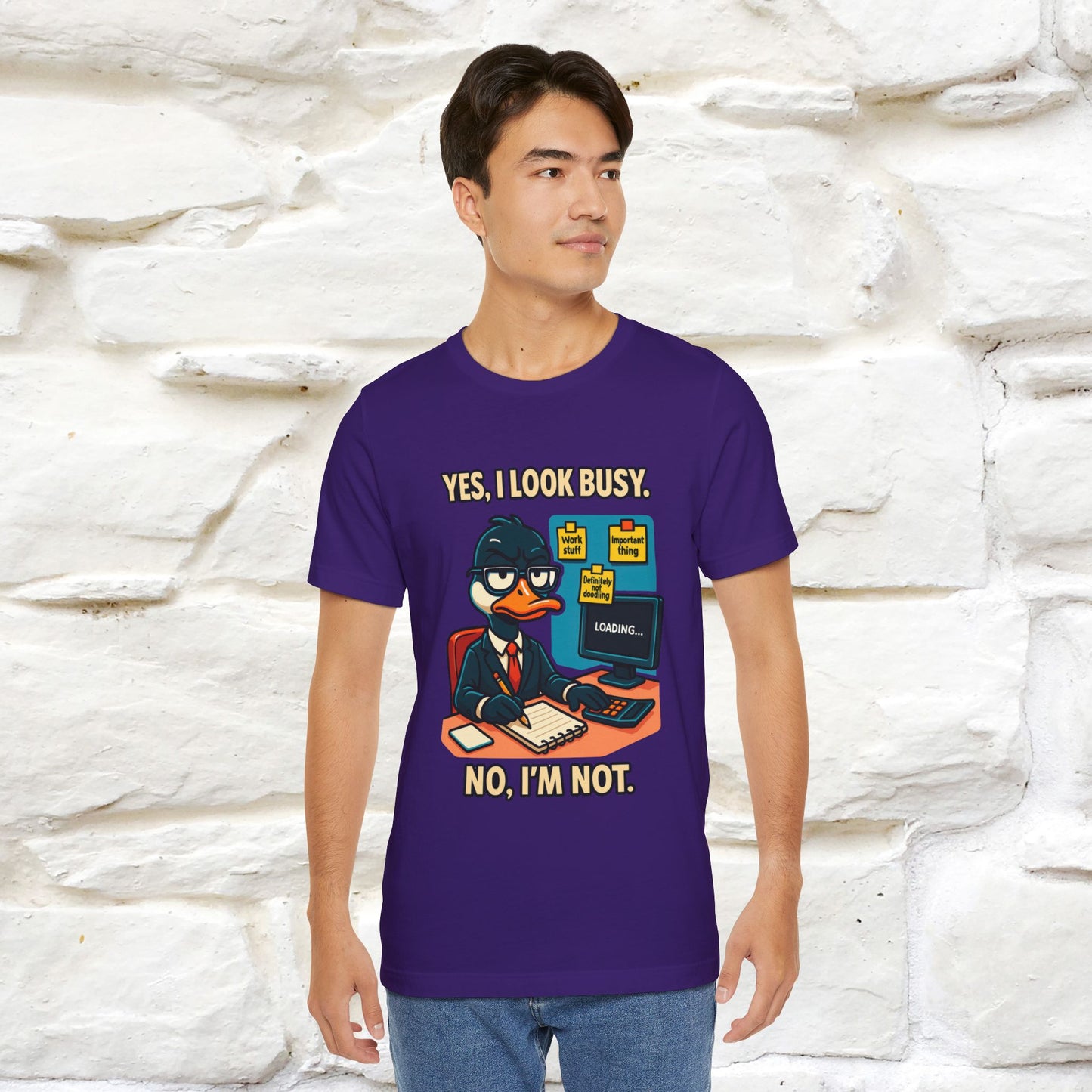 ''Yes, I Look Busy. No I'm Not.''|  Sarcastic Cat T-Shirt | Nunu&Miao Studio