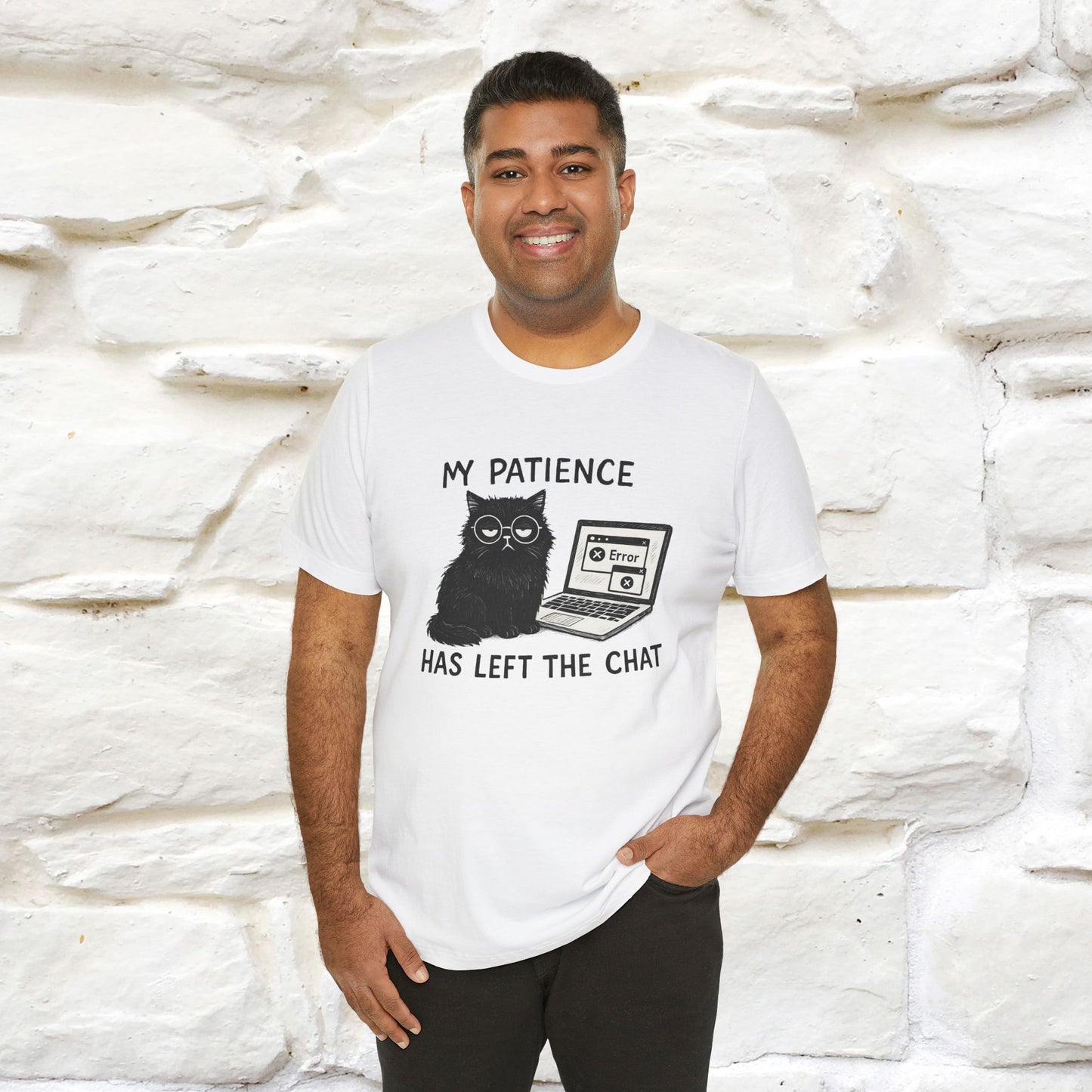 "My Patience Has Left The Chat" |Cat T-Shirt | Nunu&Miao Studio