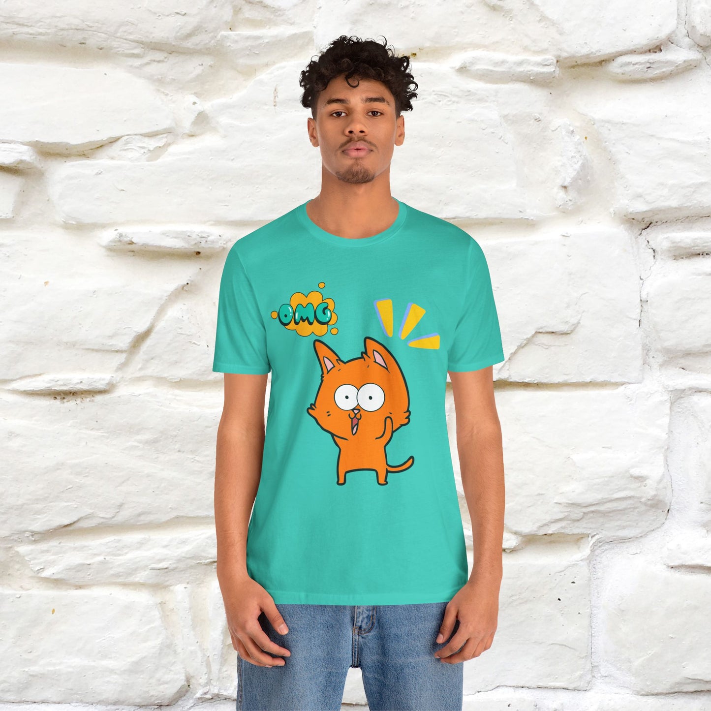 ''Oh My God'' Cat T-Shirt | Nunu&Miao Studio