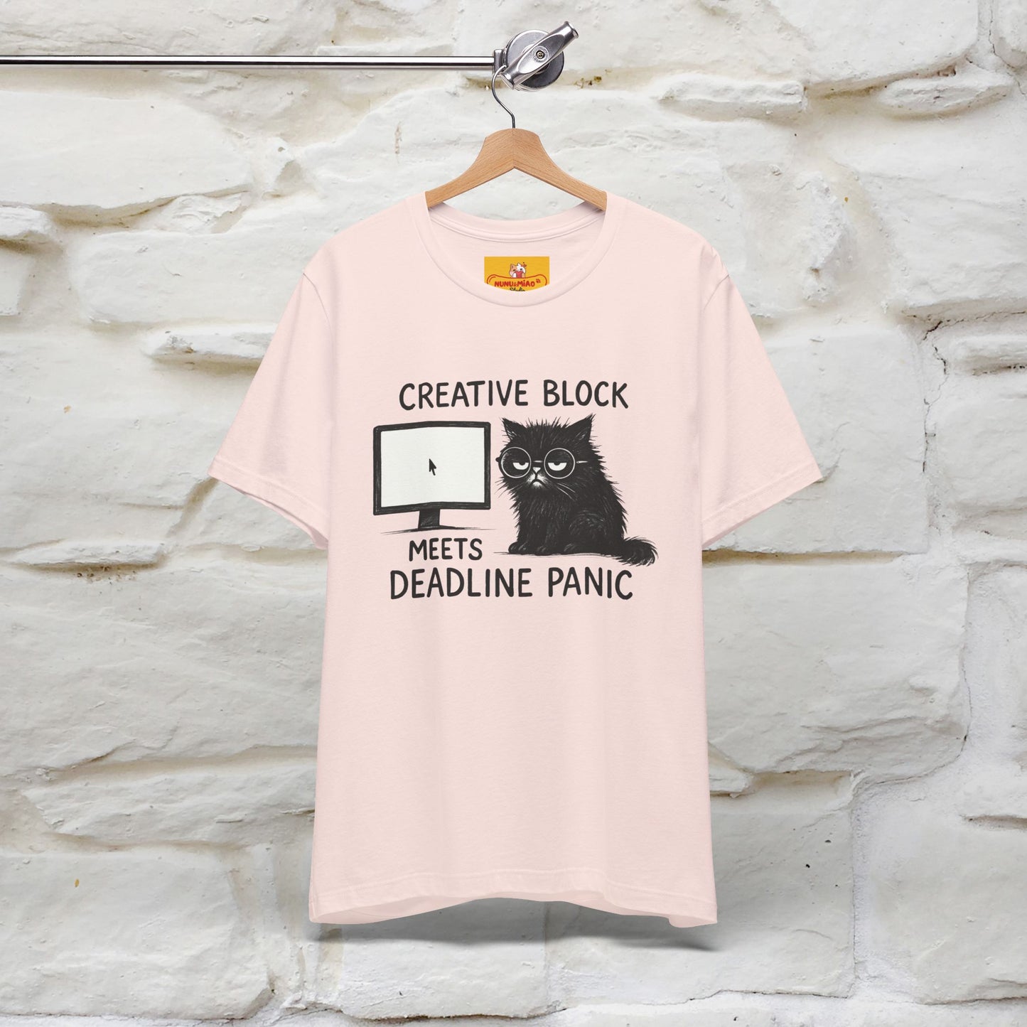 "Creative Block Meets Deadline..." |Cat T-Shirt | Nunu&Miao Studio