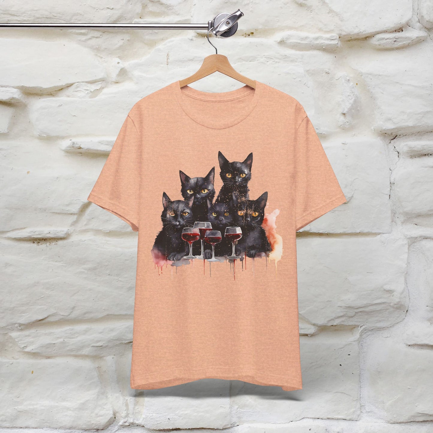 "Catty Cocktails'' T-shirt for Women 100% Cotton* - Nunu&Miao Studio