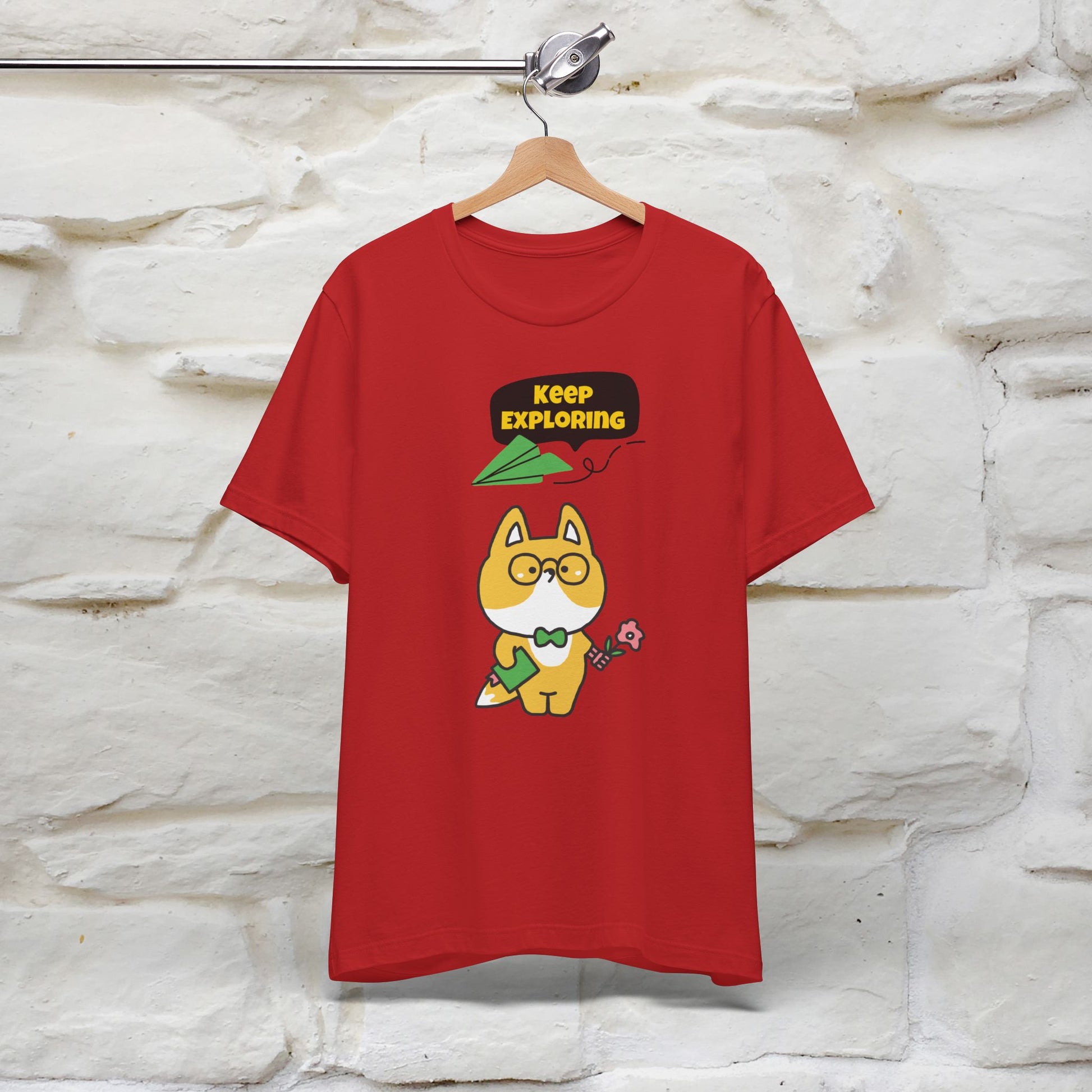Keep Exploring T-Shirt for Men | 100% Cotton* Adventure Tee - Nunu&Miao Studio