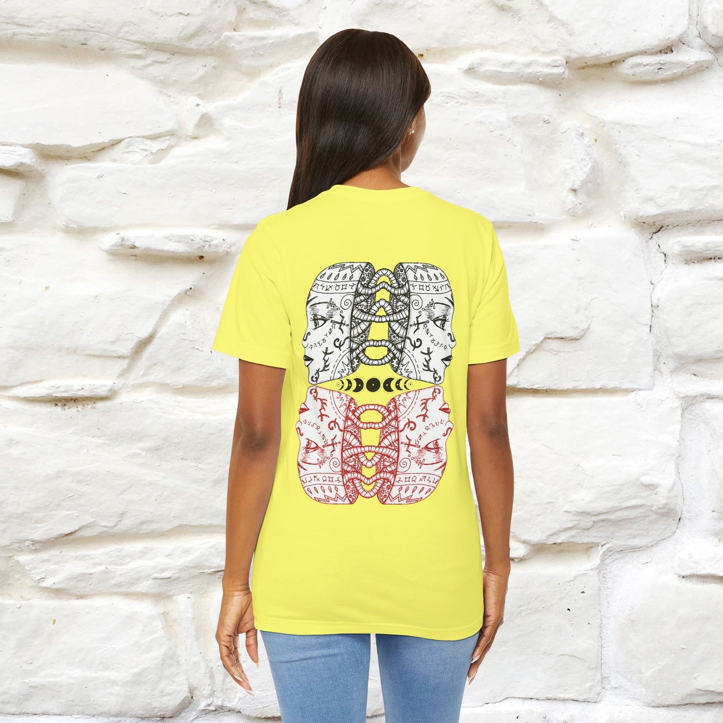 ''Illusion'' Cat T-Shirt Front and Back Design | Nunu&Miao Studio