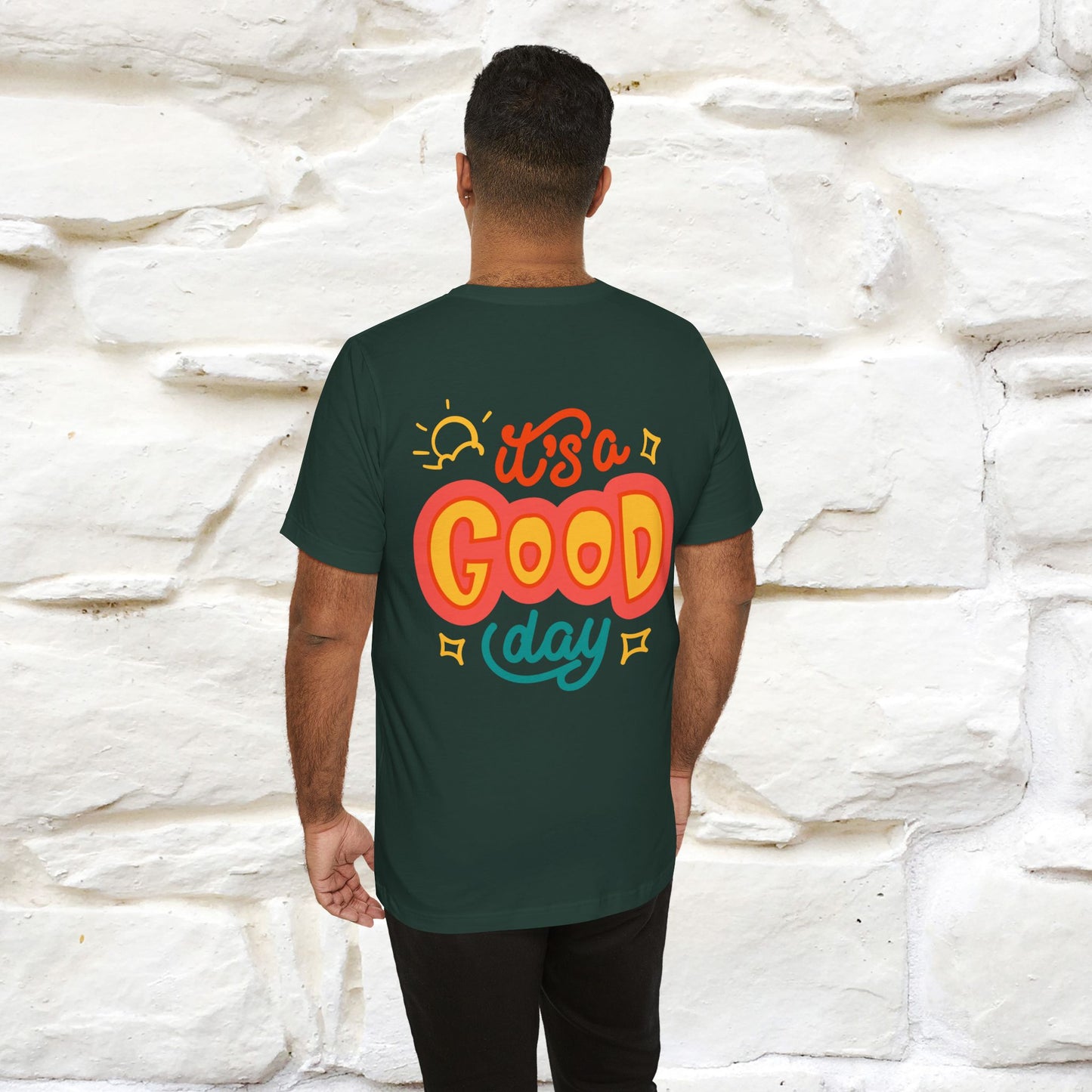 ""It's A Good Day" Cat T-Shirt| Front & Back Design | Nunu&Miao Studio