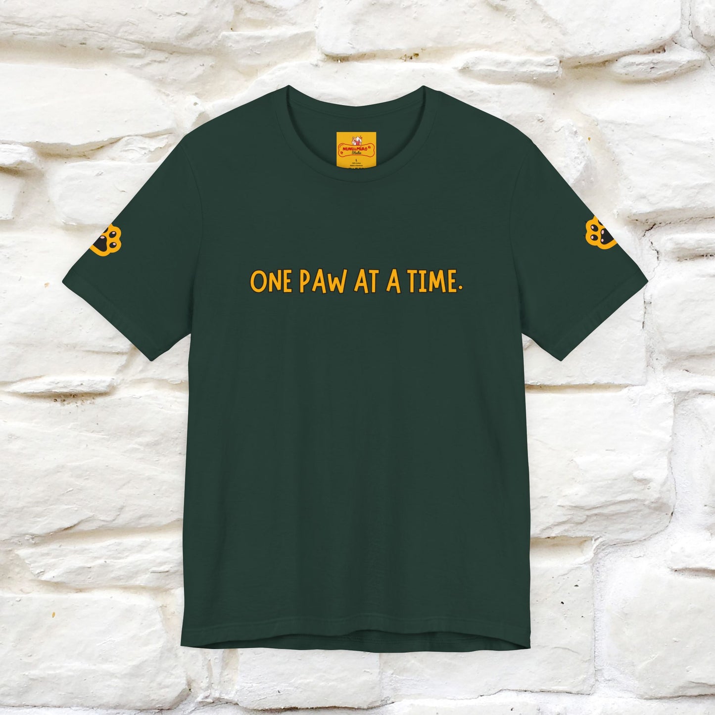 "Life Is A Journey'' Cat T-Shirt | Front & Back Design | Nunu&Miao Studio