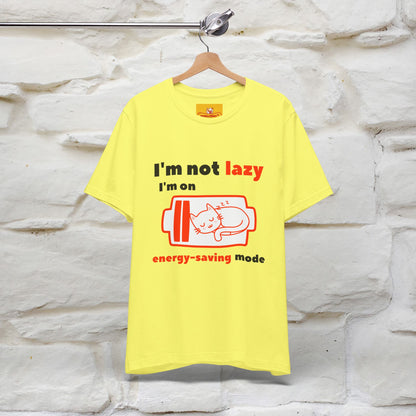 ''I am Not Lazy...'' Cat T-Shirt | Nunu&Miao Studio