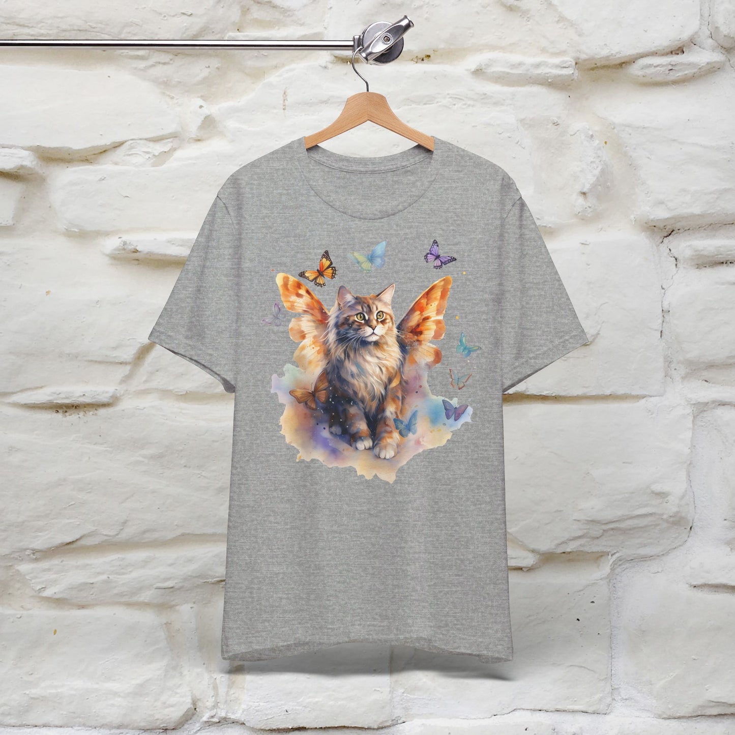 "Meow-velous Butterflies"  T-shirt for Women 100% Cotton* - Nunu&Miao Studio