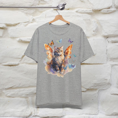 "Meow-velous Butterflies"  T-shirt for Women 100% Cotton* - Nunu&Miao Studio