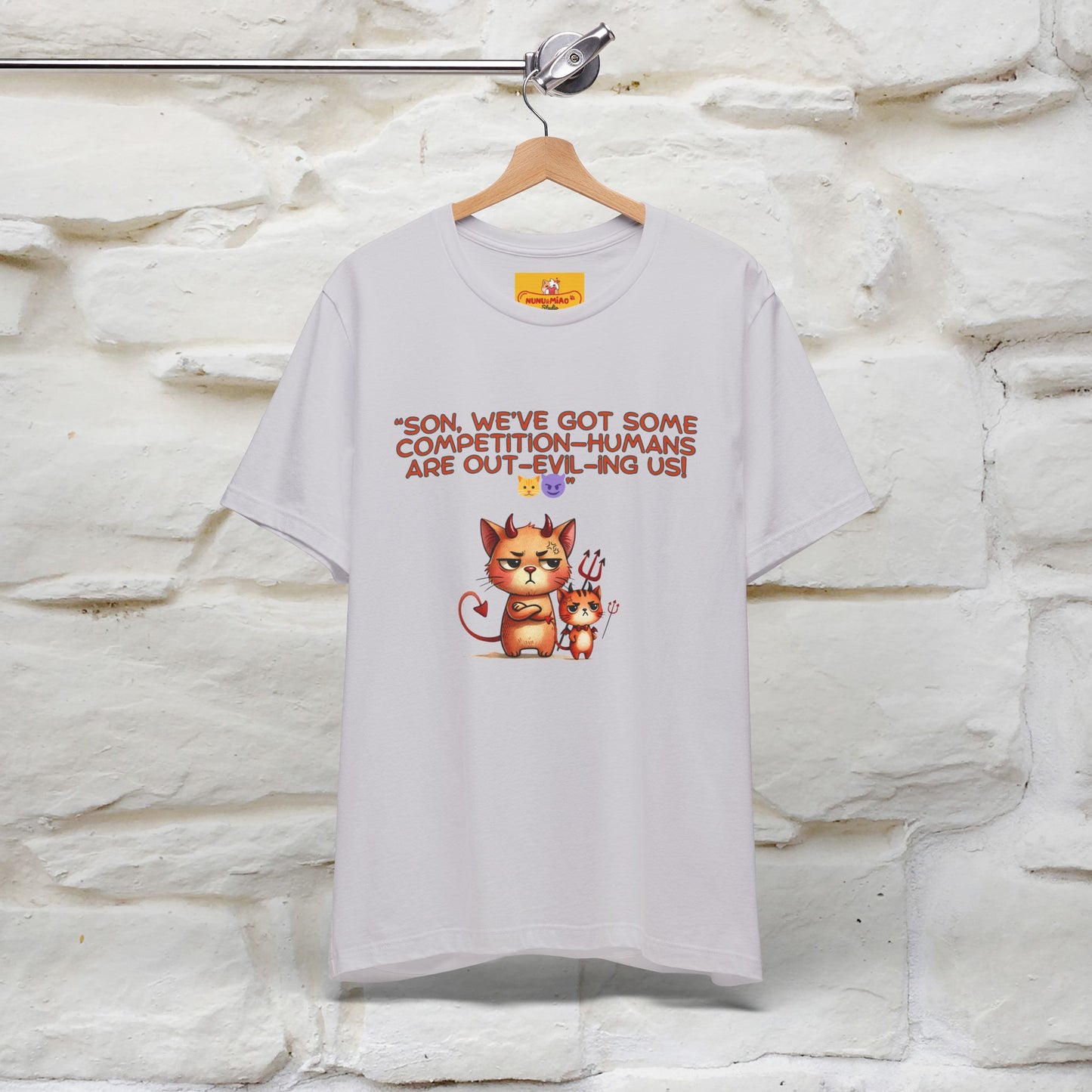 "Humans Are Out-Evil-Ing Us." Cat  T-shirt |Nunu&Miao Studio