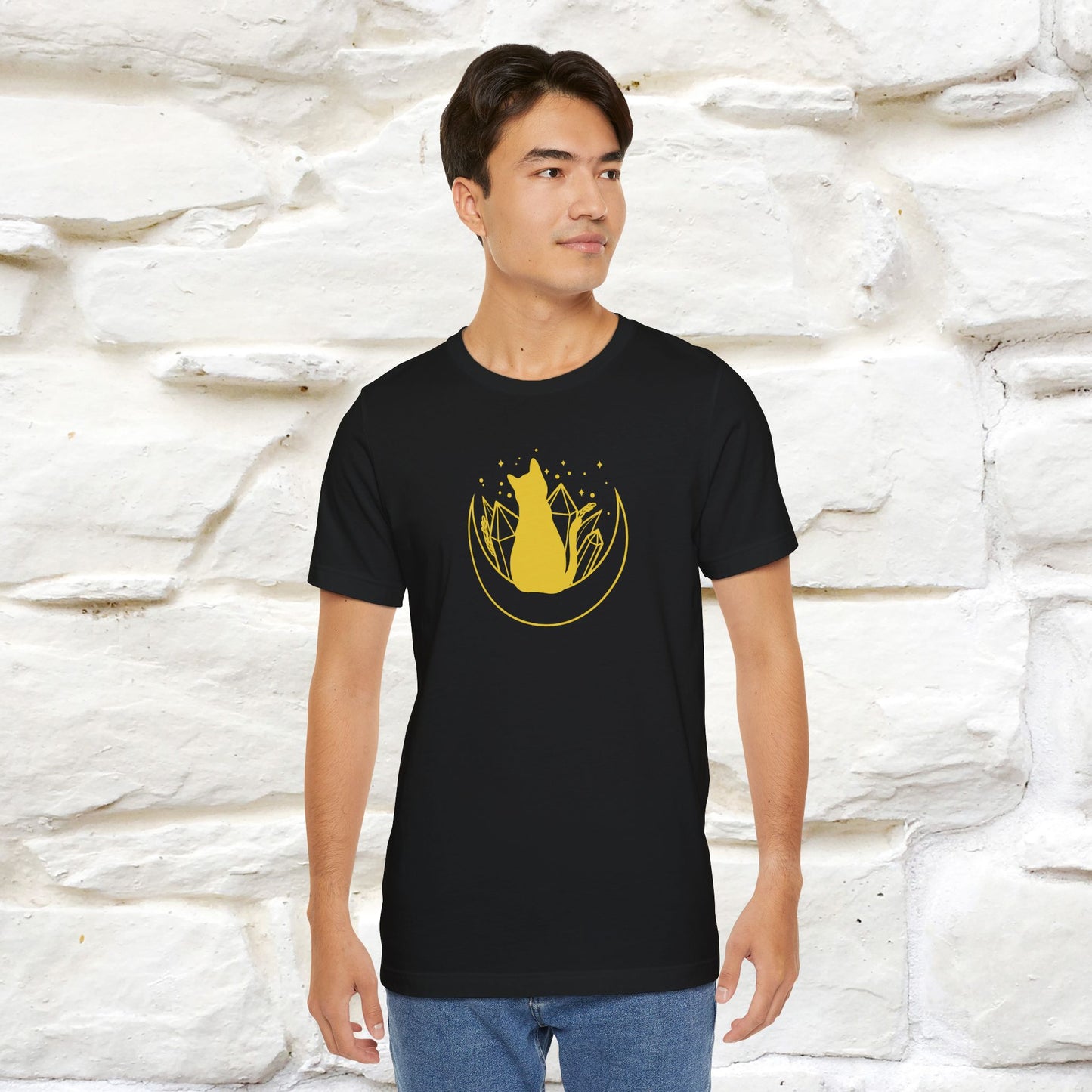 ''The Cristal'' Cat T-Shirt Front and Back Design | Nunu&Miao Studio