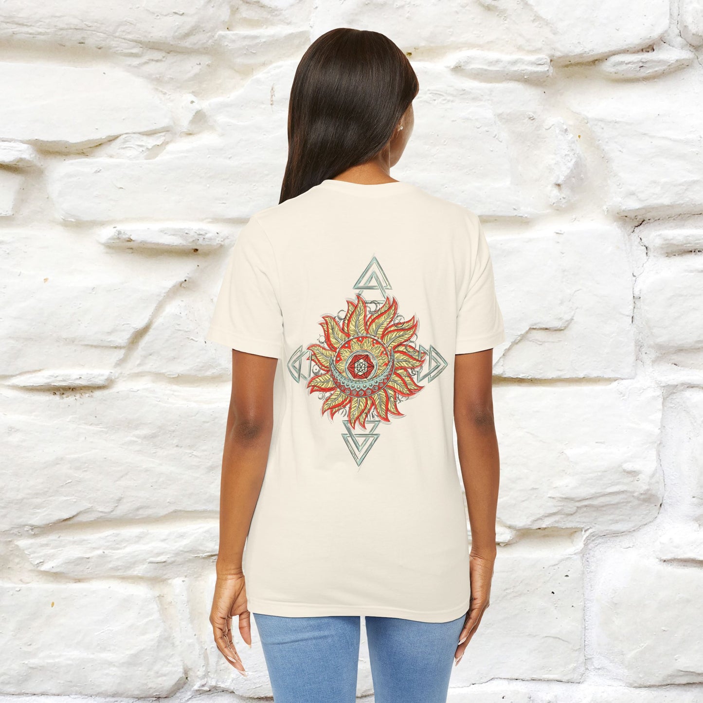 "The Third Eye'' Cat T-Shirt Front and Back Design | Nunu&Miao Studio