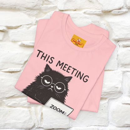 "This Meeting Could've Been a Nap" | Sarcastic Cat T-Shirt | Nunu&Miao Studio