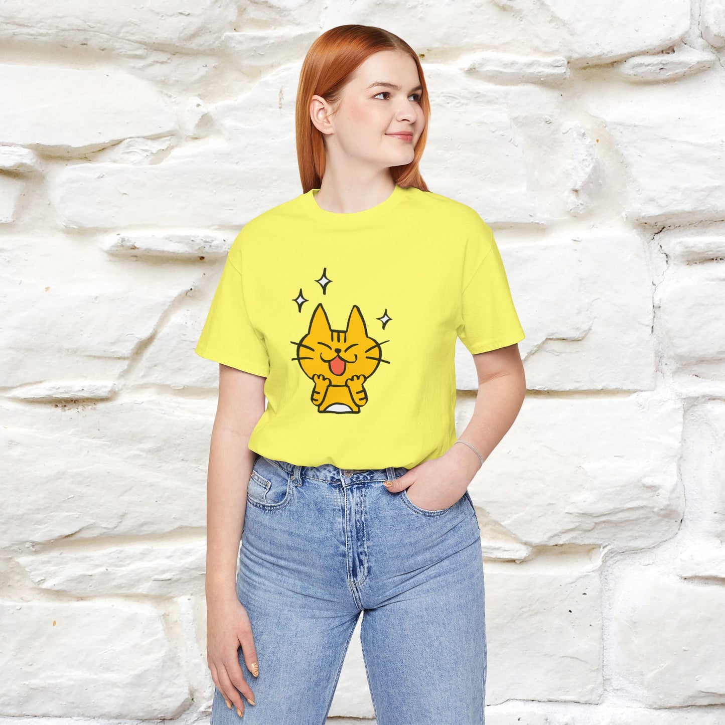 ""It's A Good Day" Cat T-Shirt| Front & Back Design | Nunu&Miao Studio