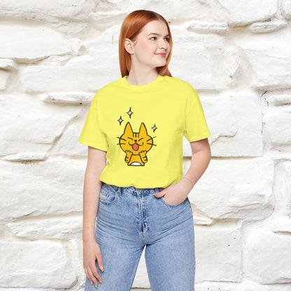 ""It's A Good Day" Cat T-Shirt| Front & Back Design | Nunu&Miao Studio