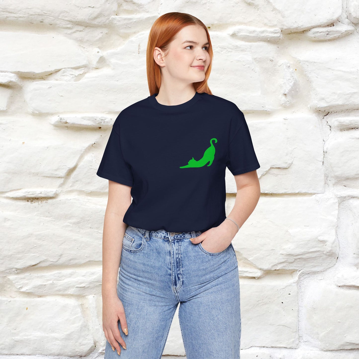 "Take a Deep Breath & Try All Over Again" Cat T-Shirt| Front & Back Design | Nunu&Miao Studio