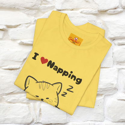 "I Love Napping" Cat T-Shirt | Nunu&Miao Studio