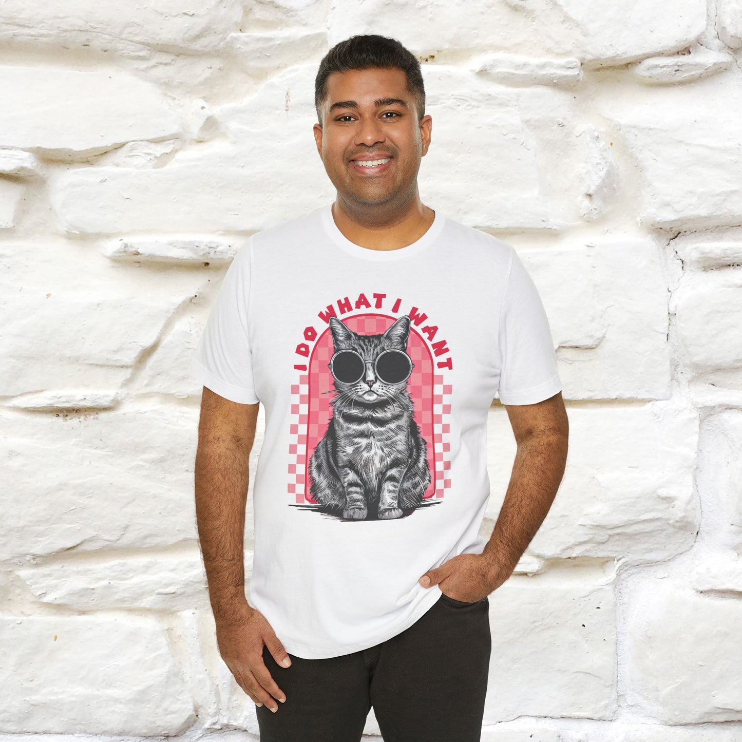 I Do What I Want Cat T-Shirt for Men & Women | 100% Cotton Funny Cat Lover Tee