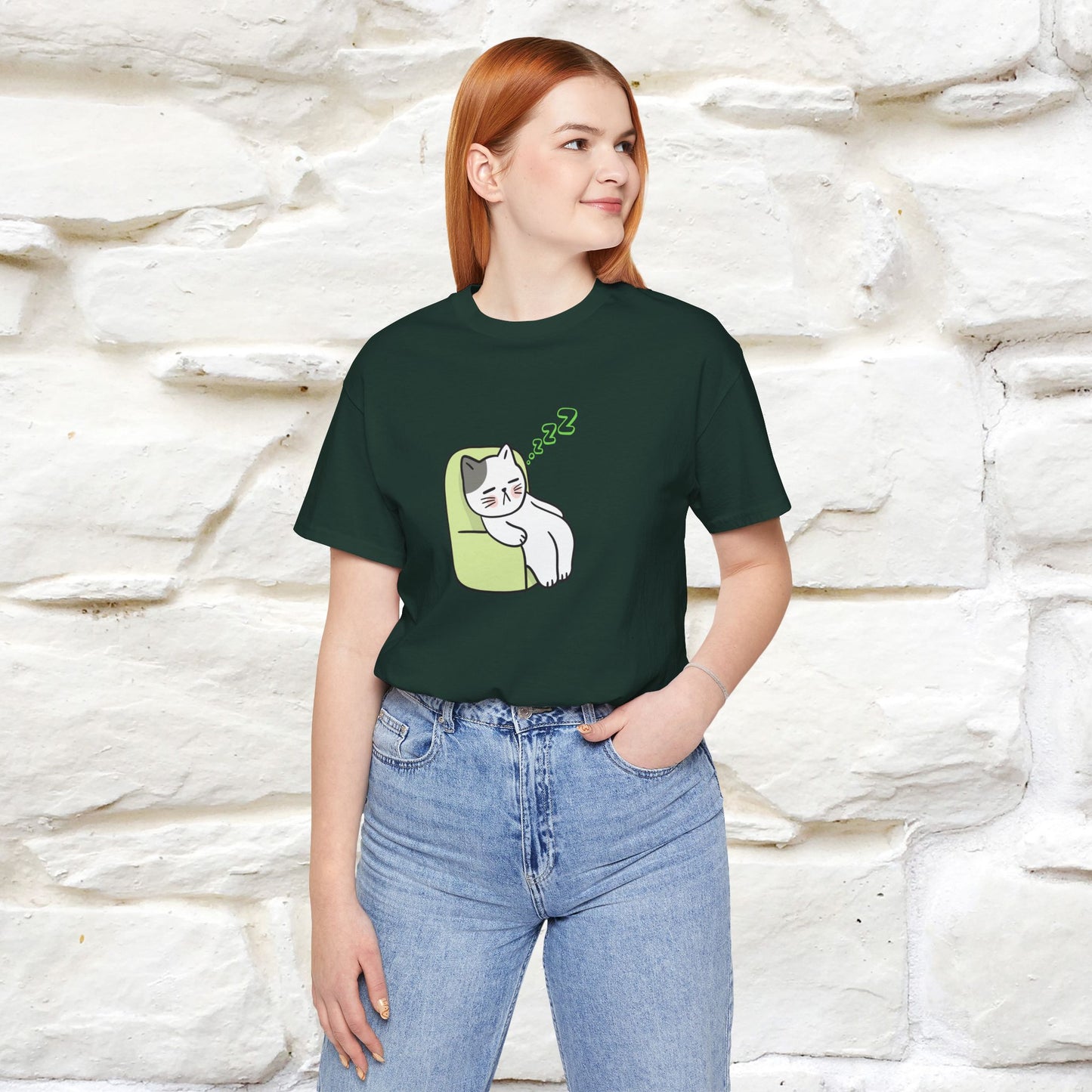 "Keep going… the couch isn’t going to nap on itself." Cat T-Shirt| Front & Back Design | Nunu&Miao Studio