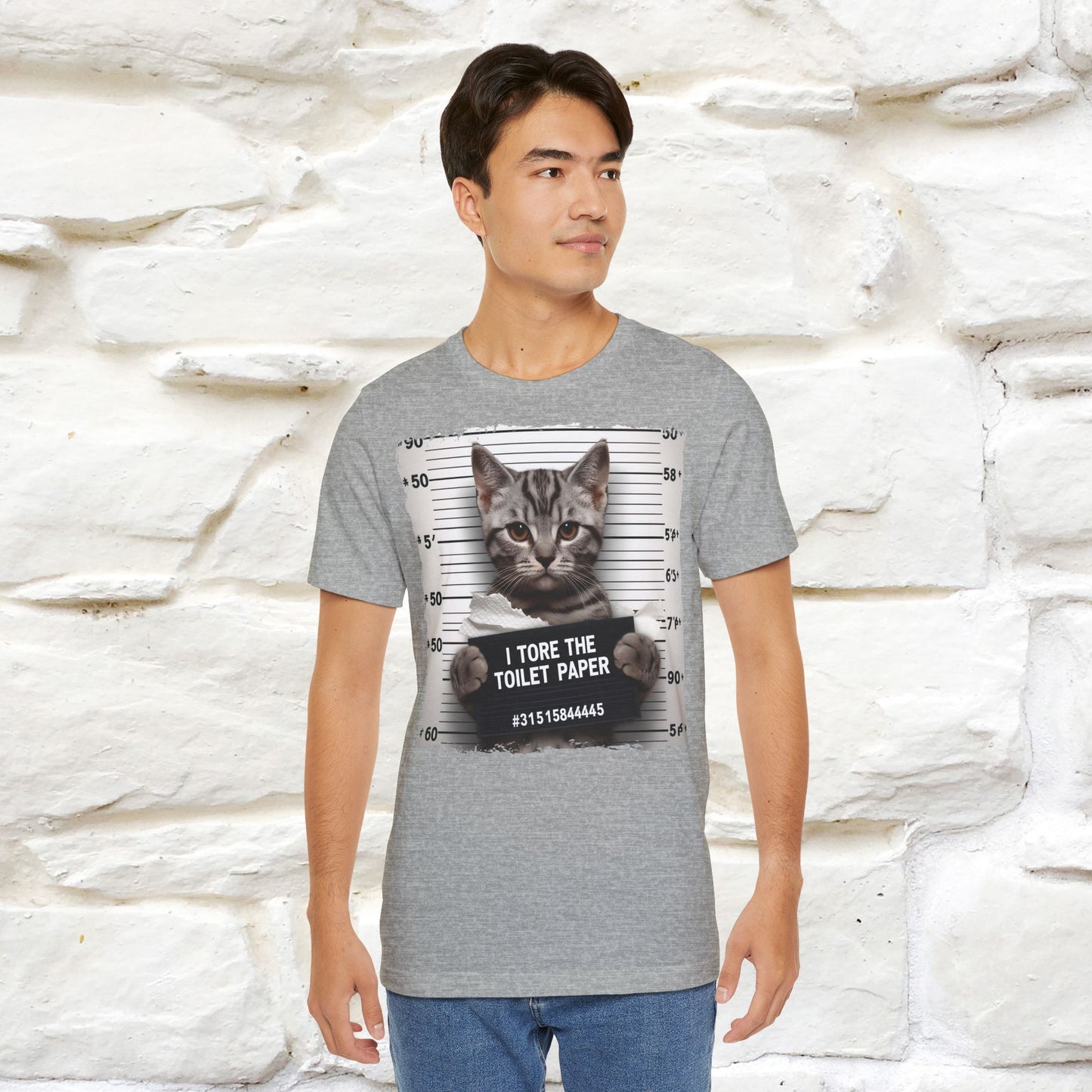 I Tore The Toilet Paper Cat T-Shirt for Men & Women | 100% Cotton*