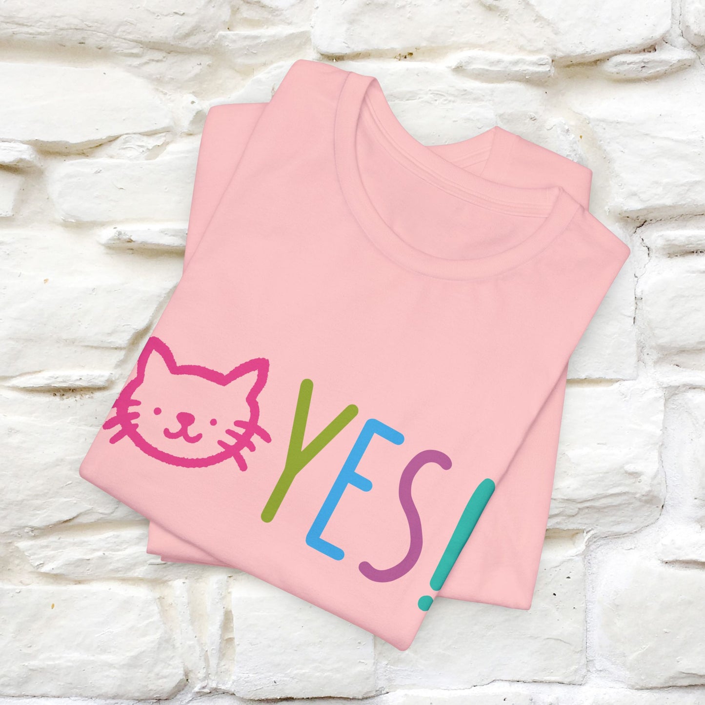 "Yes, Just Do It" Cat T-Shirt for Men & Women | Front & Back Design | 100% Cotton* 🐾