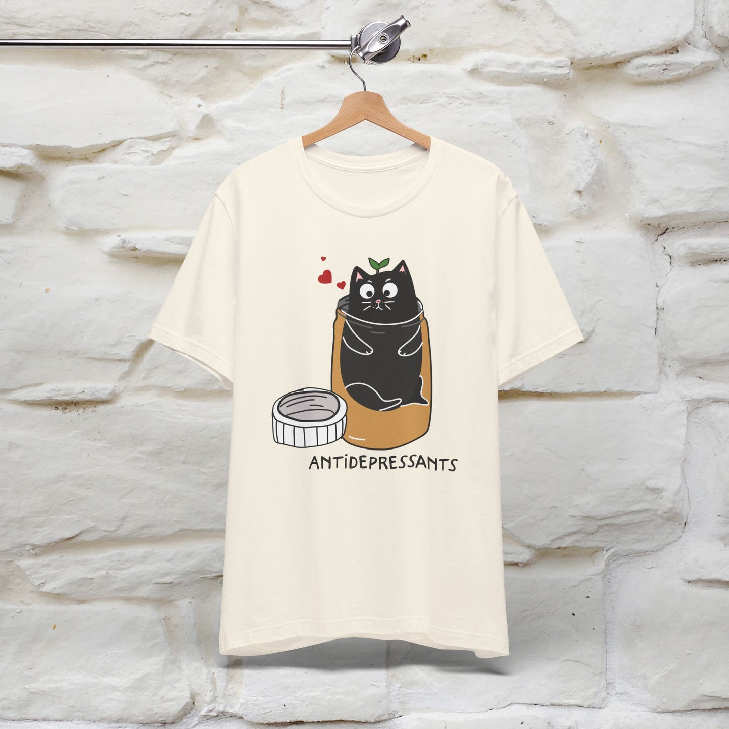 "Antidepressants" Funny Cat T-Shirt for Men & Women | 100% Cotton* 🐾