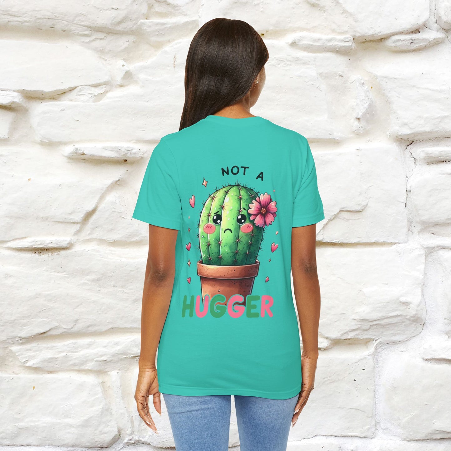 "Not A Hugger" |Funny T-Shirt | Front & Back Design|Nunu&Miao Studio