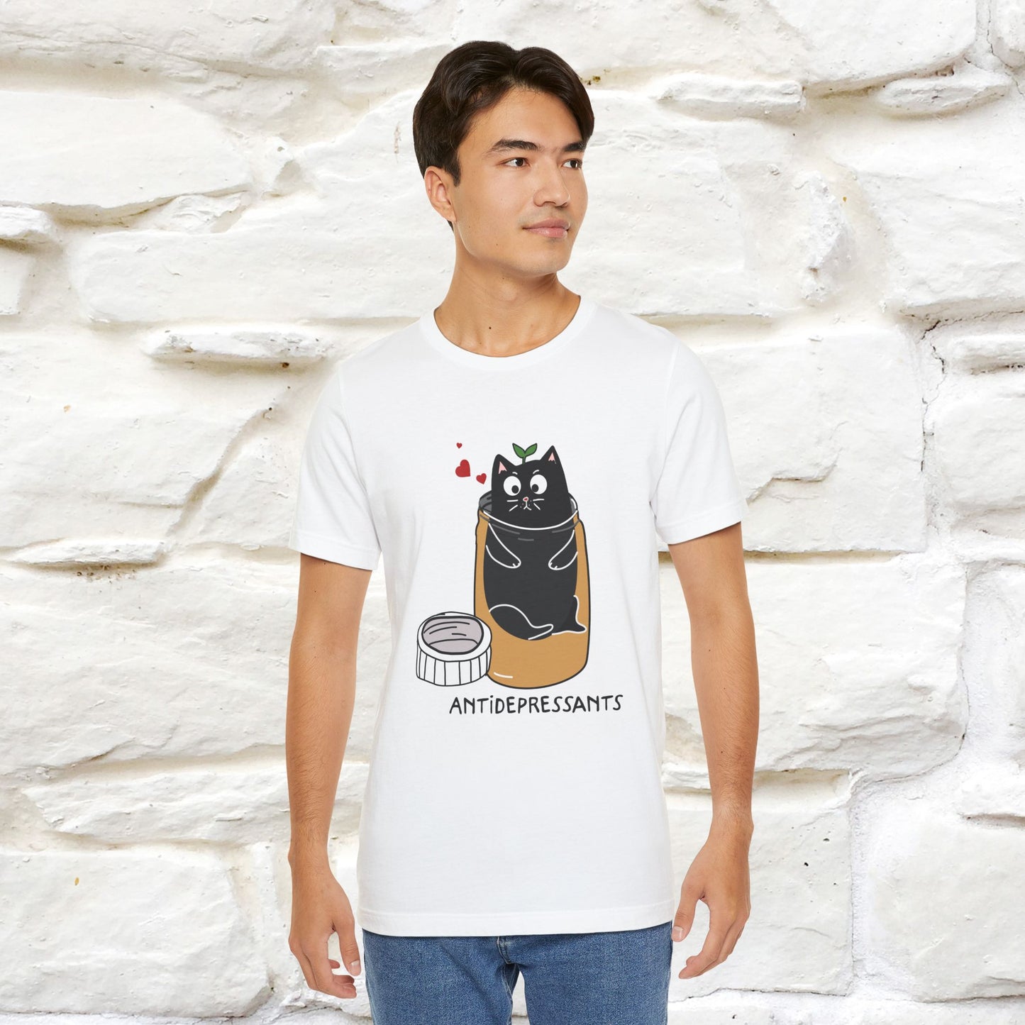 "Antidepressants" Funny Cat T-Shirt for Men & Women | 100% Cotton* 🐾