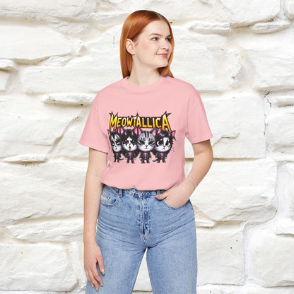 Meowtallica T-Shirt | Rock-Inspired Cat Tee| Nunu&Miao Studio - Nunu&Miao Studio