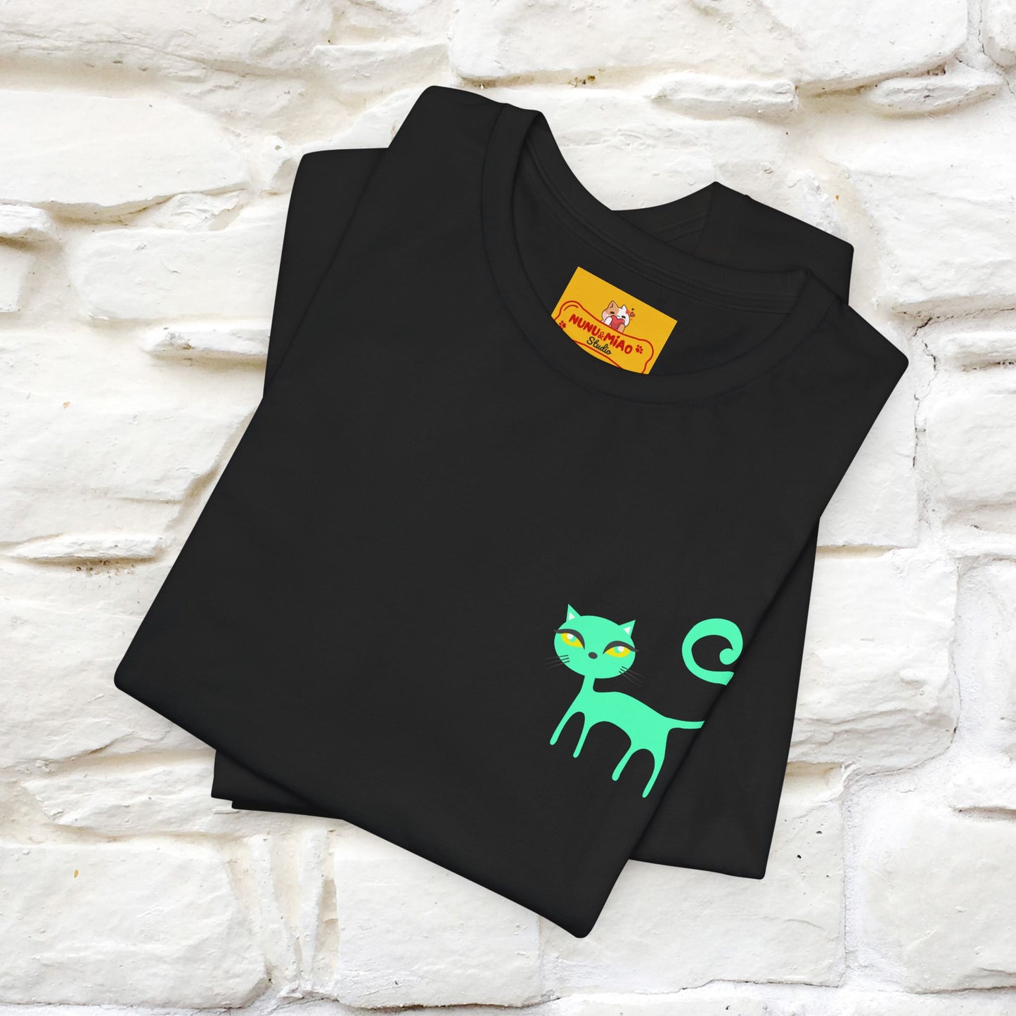 "Move Foreward Good Things Are Up Head" Cat T-Shirt| Front & Back Design | Nunu&Miao Studio