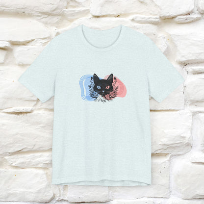 "Pink and Blu" Cat T-Shirt for Men & Women | Front & Back Design | 100% Cotton* 🐾