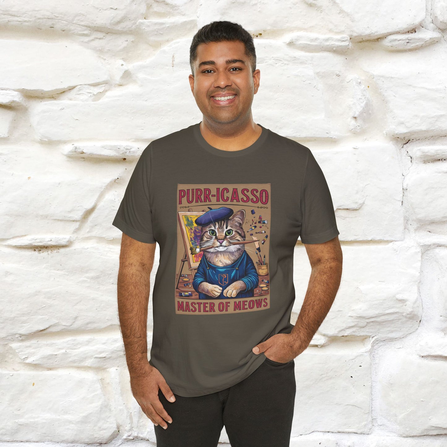 ''Purr-Icasso Masters Of Meows'' | CatT-Shirt | Nunu&Miao Studio