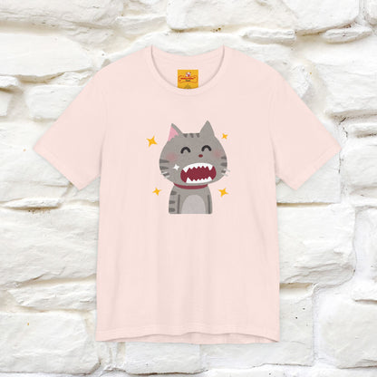 "Smile, Sparkle, Shine" Cat T-Shirt | Front & Back Design | Nunu&Miao Studio