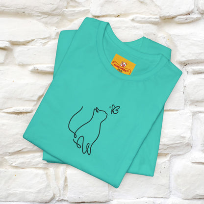 "Let Your Dreams Blossom'' Cat T-Shirt Front and Back Design | Nunu&Miao Studio