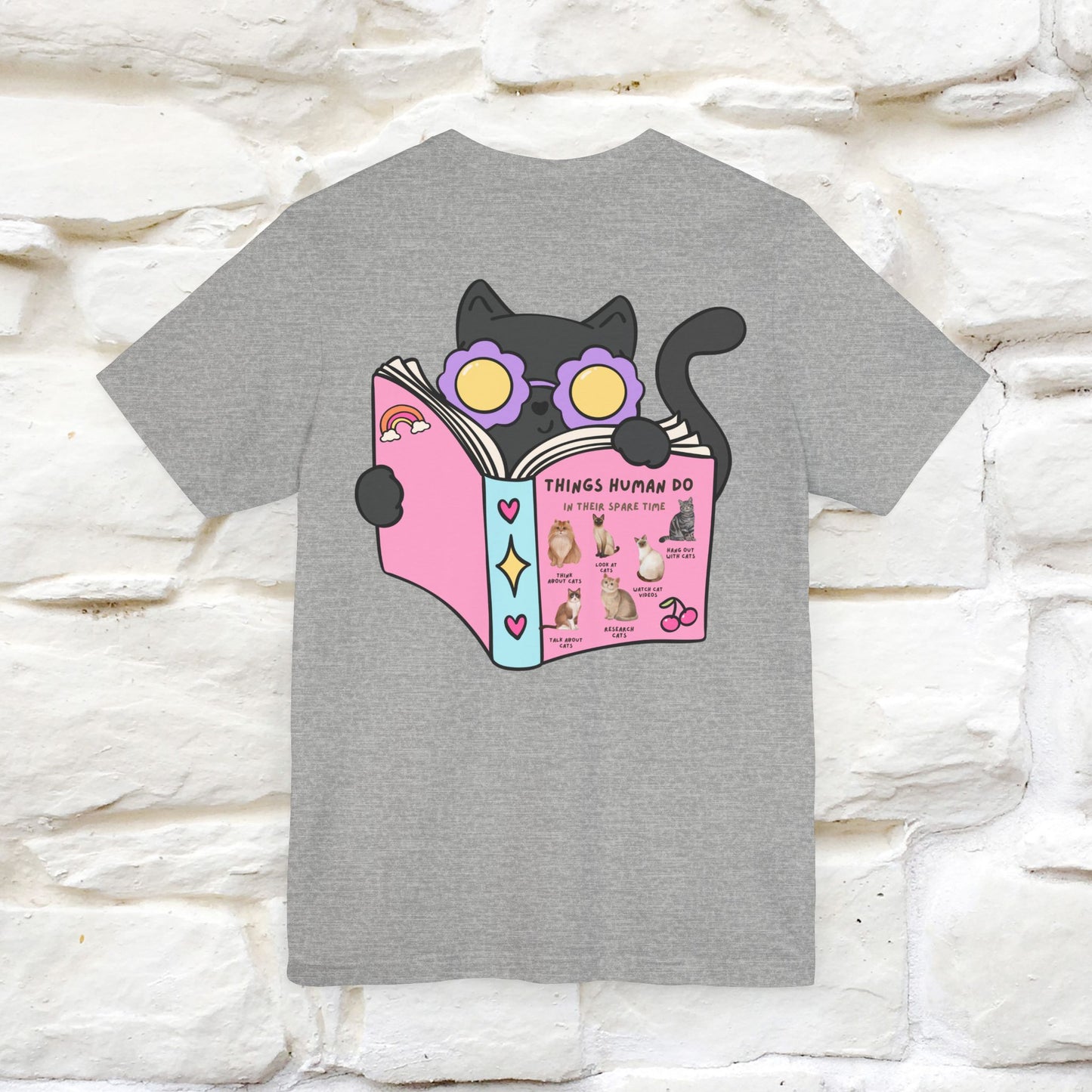 Things Humans Do In Their Spare Time" Cat T-Shirt for Men & Women | 100% Cotton* | Funny & Cozy Vibes for Cat Lovers