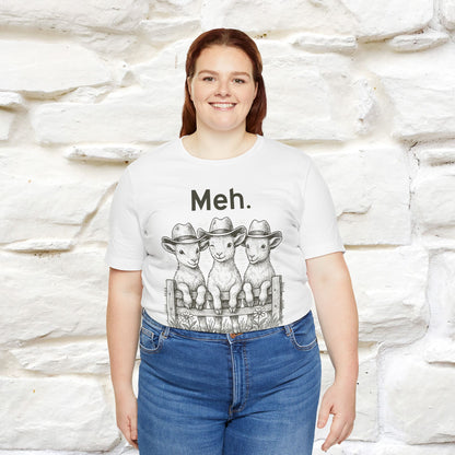 "Meh" Cute T-shirt |Nunu&Miao Studio - Nunu&Miao Studio