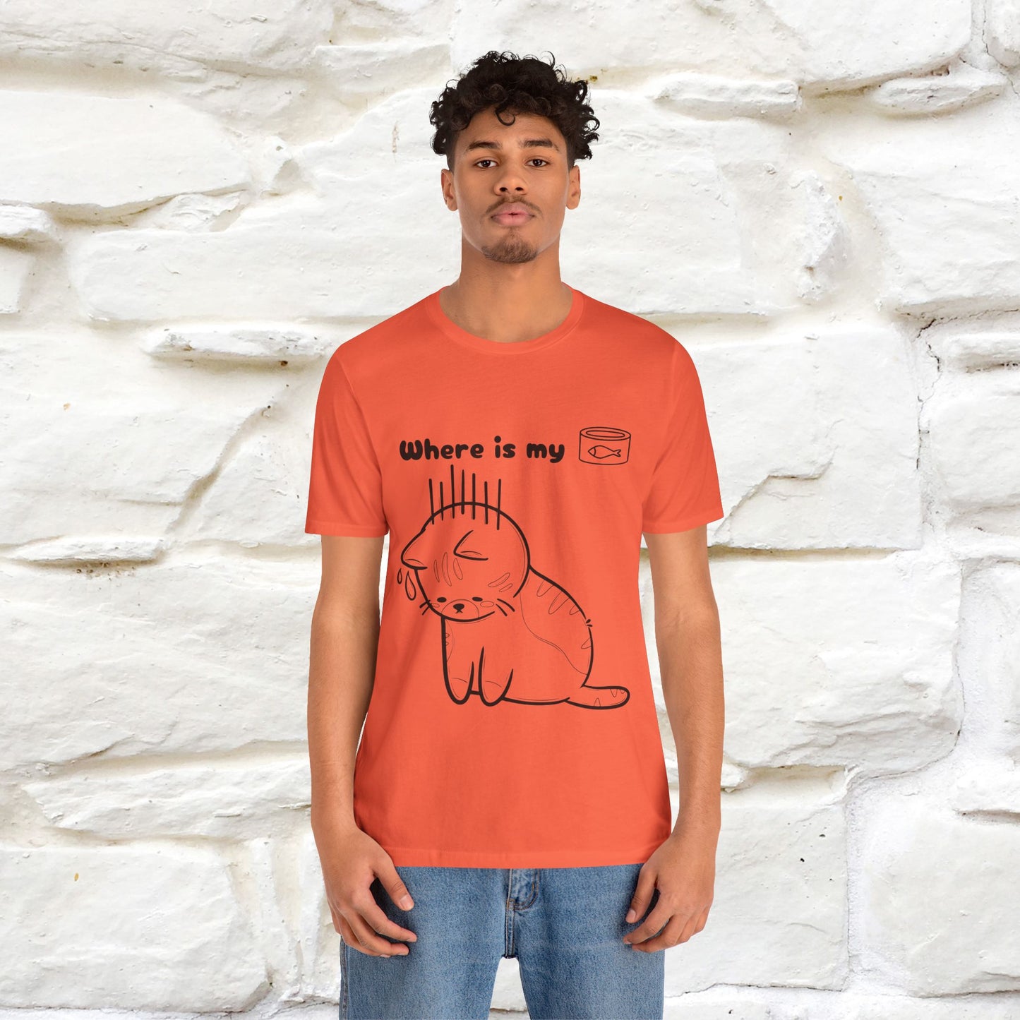 "Where Is My Tuna?" Cat T-Shirt | Nunu&Miao Studio