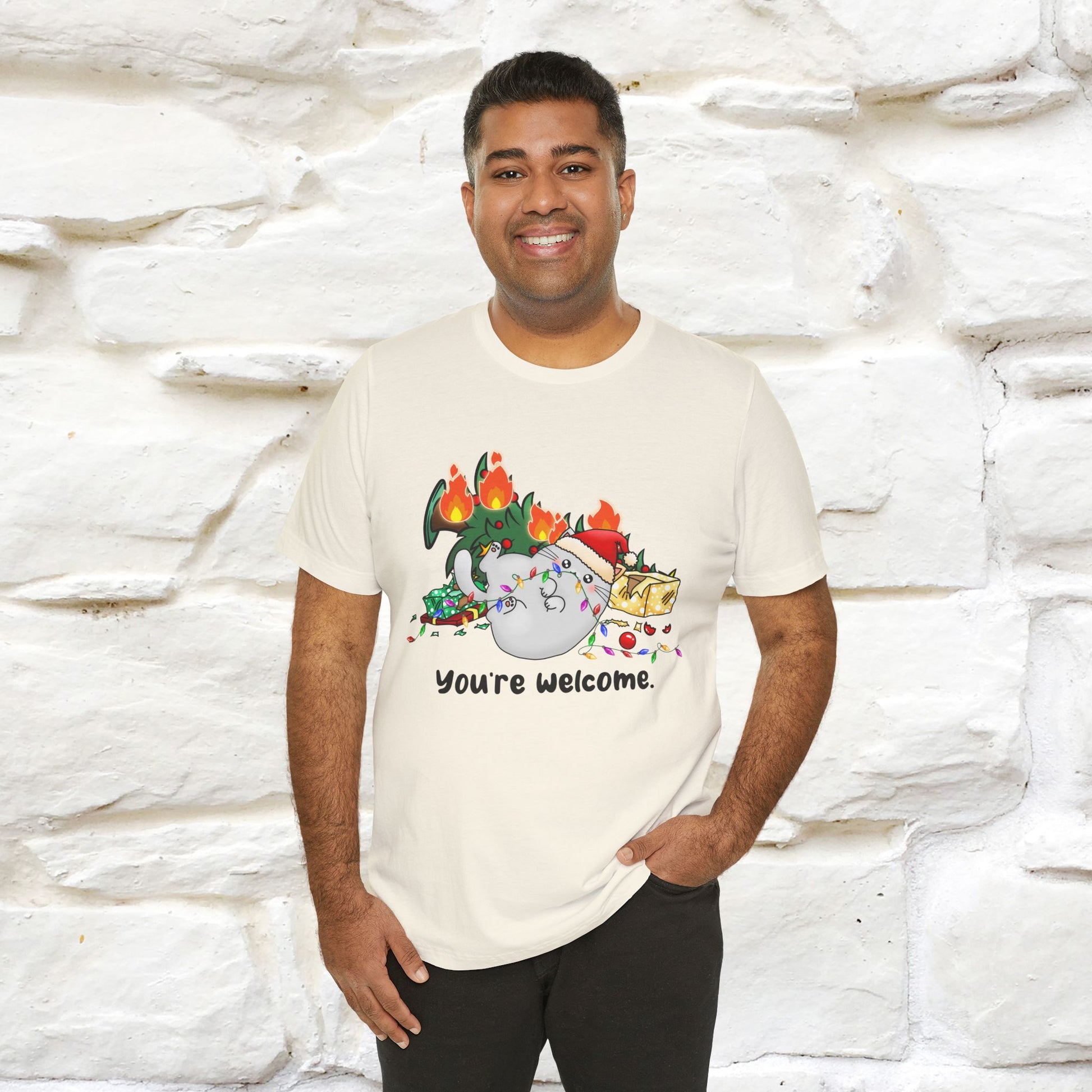 You're Welcome | Sarcastic Cat Christmas Shirt  |Nunu&Miao Studio - Nunu&Miao Studio