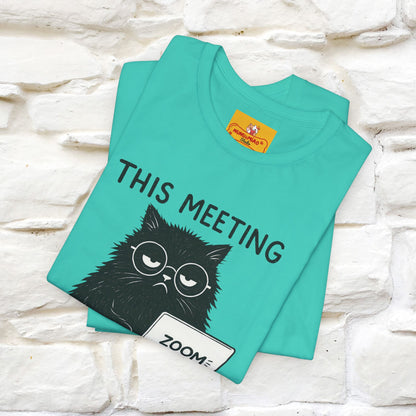 "This Meeting Could've Been a Nap" | Sarcastic Cat T-Shirt | Nunu&Miao Studio