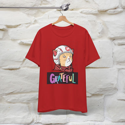 ''Grateful''  Cat T-shirt for Men and Women  100% Cotton*