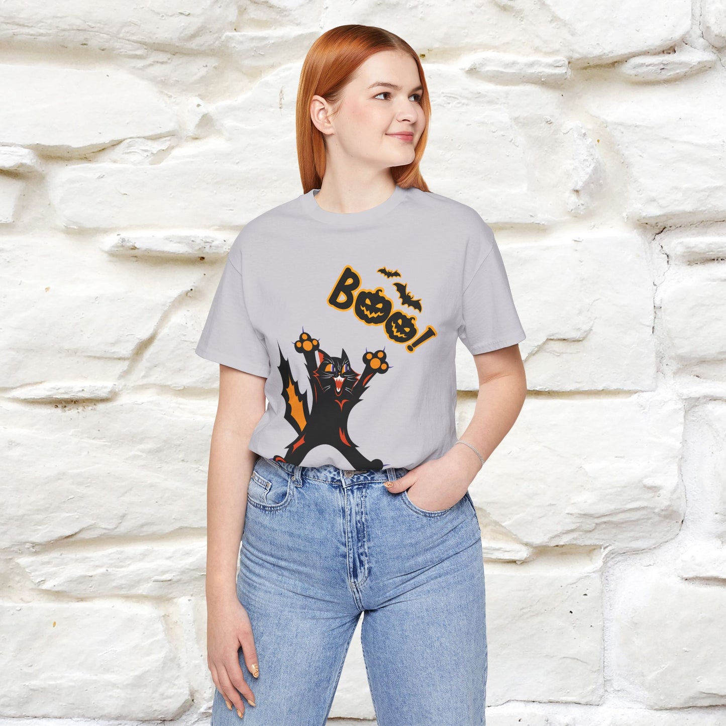 "Boo" Cat  T-shirt |Nunu&Miao Studio