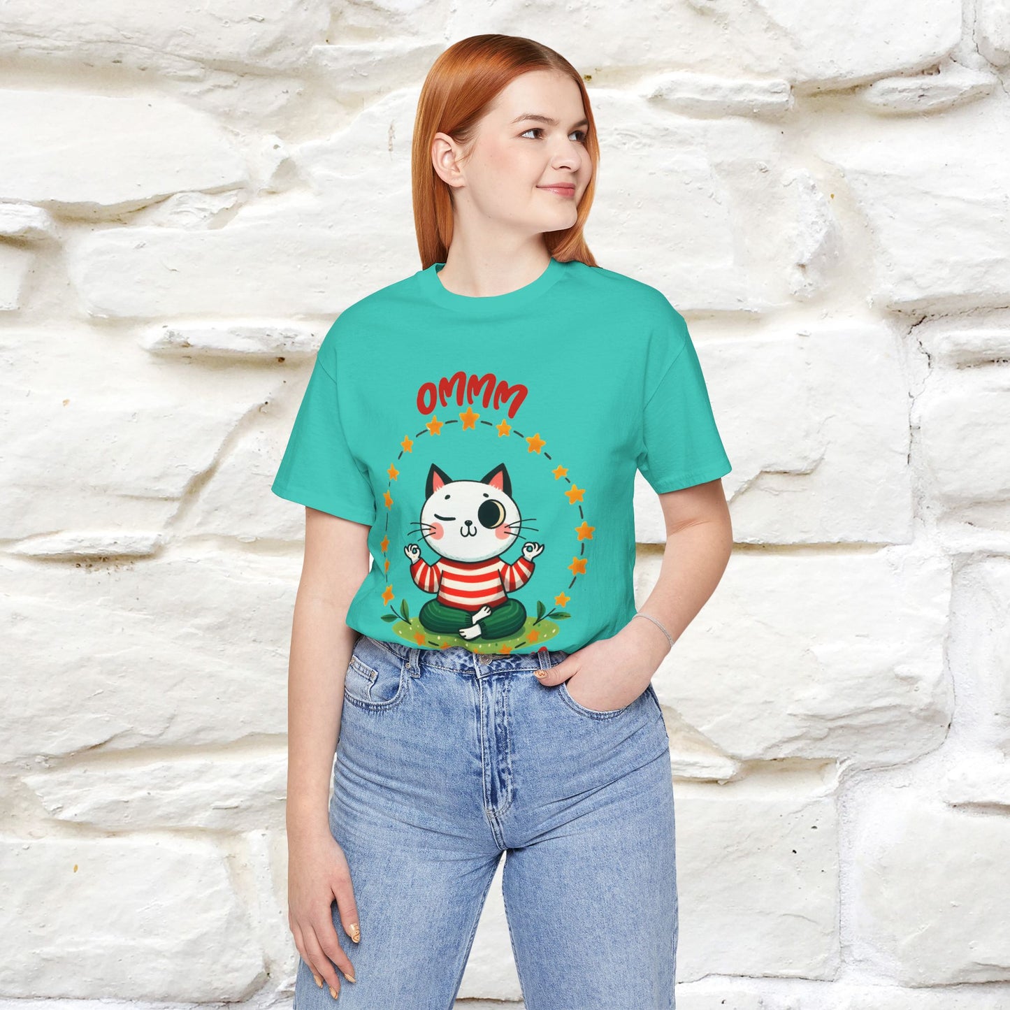 ''Ommm, Keep Calm'' Cat T-Shirt | Nunu&Miao Studio
