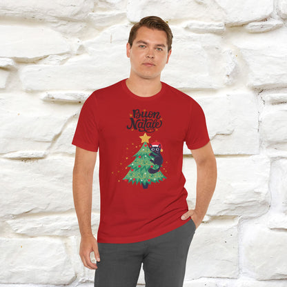 Buon Natale Cat T-Shirt | Italian Christmas Cat Shirt for Men & Women | 100% Cotton*