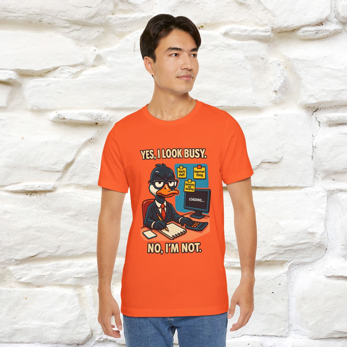 ''Yes, I Look Busy. No I'm Not.''|  Sarcastic Cat T-Shirt | Nunu&Miao Studio
