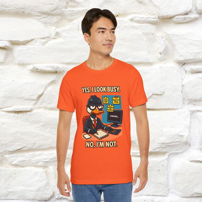 ''Yes, I Look Busy. No I'm Not.''|  Sarcastic Cat T-Shirt | Nunu&Miao Studio